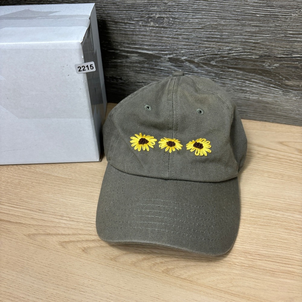 Sunflower Hat Cap Strap Back Womens Brown Olive‎ Green Outdoors Adjustable - Picture 11 of 11